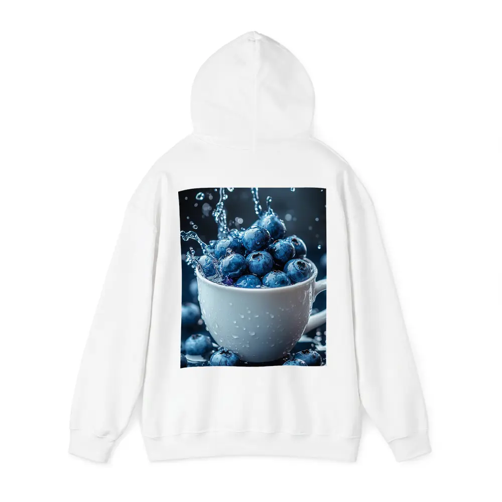 Fresh Blueberries Water Splash White Cup – Hoodies