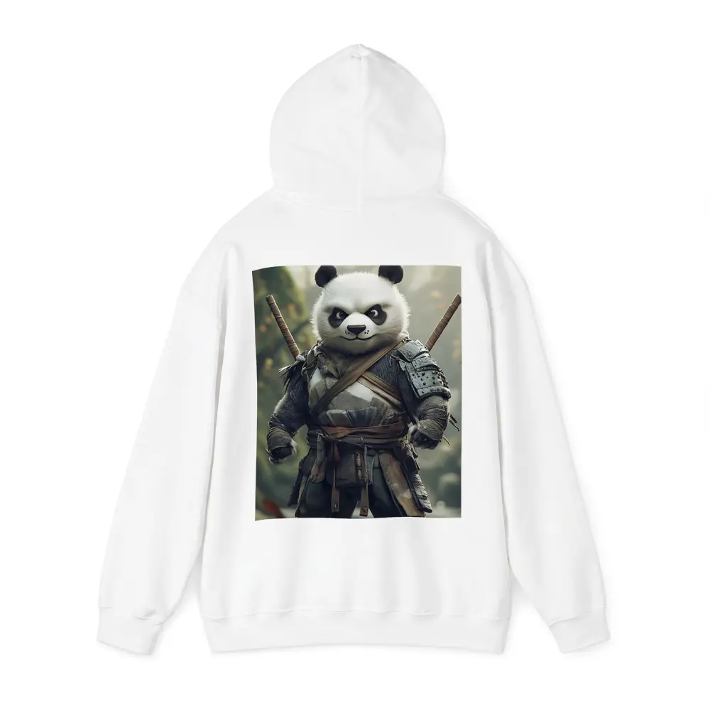 Warrior Panda Samurai In Forest Setting – Hoodies