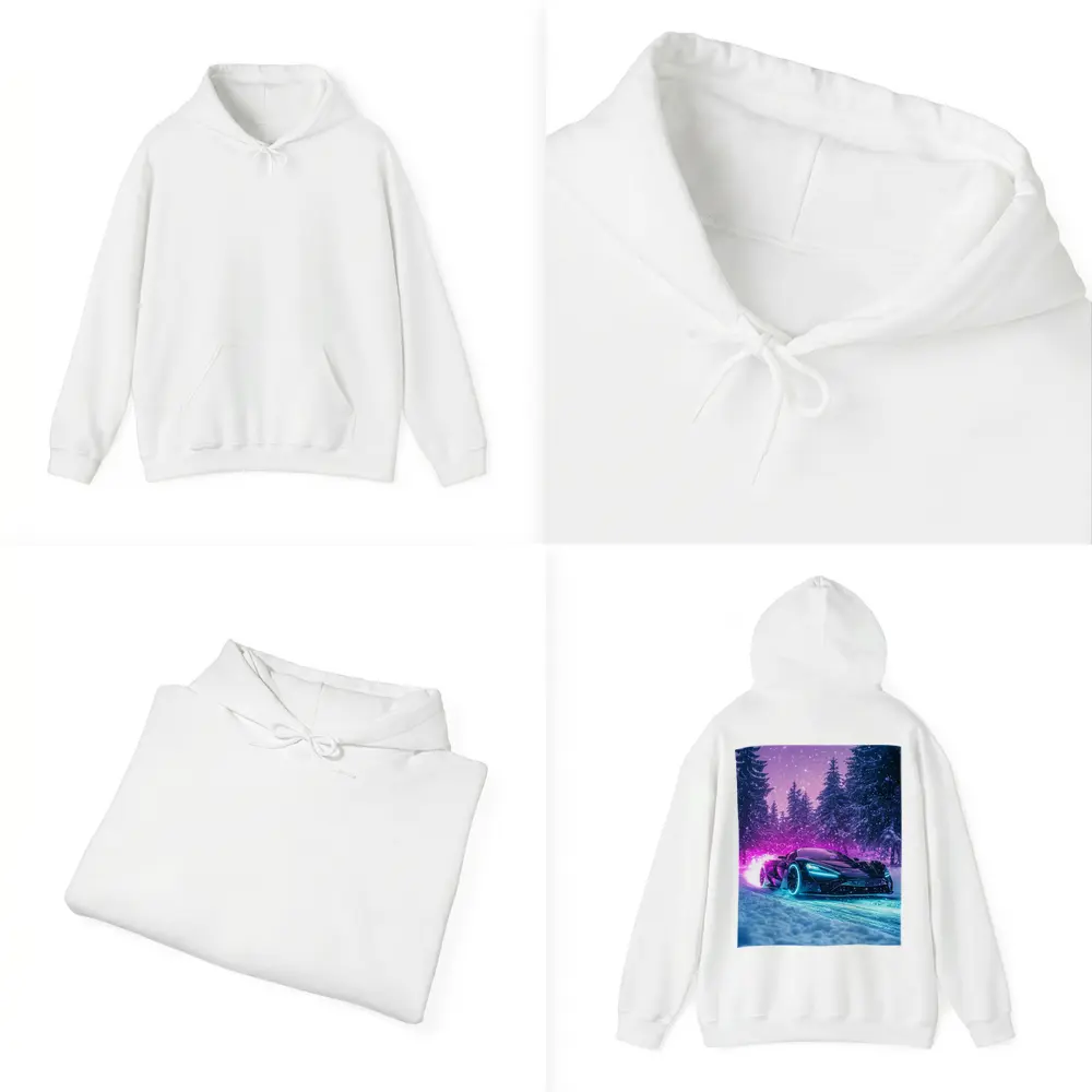 McLaren Senna Neon Glow Snowy Forest – Hoodies