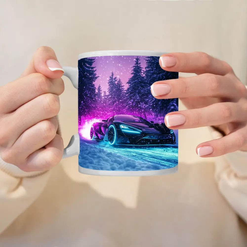 McLaren Senna Neon Glow Snowy Forest – Mugs