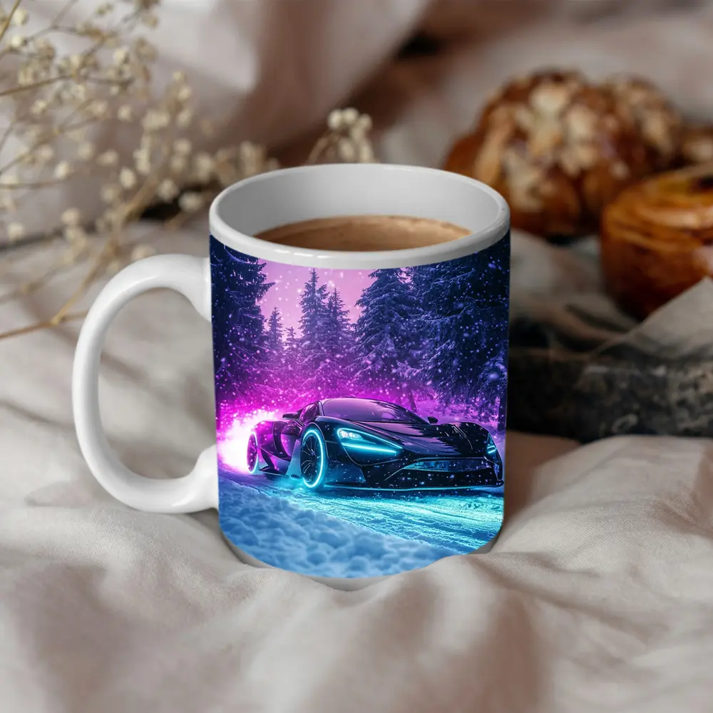 McLaren Senna Neon Glow Snowy Forest – Mugs