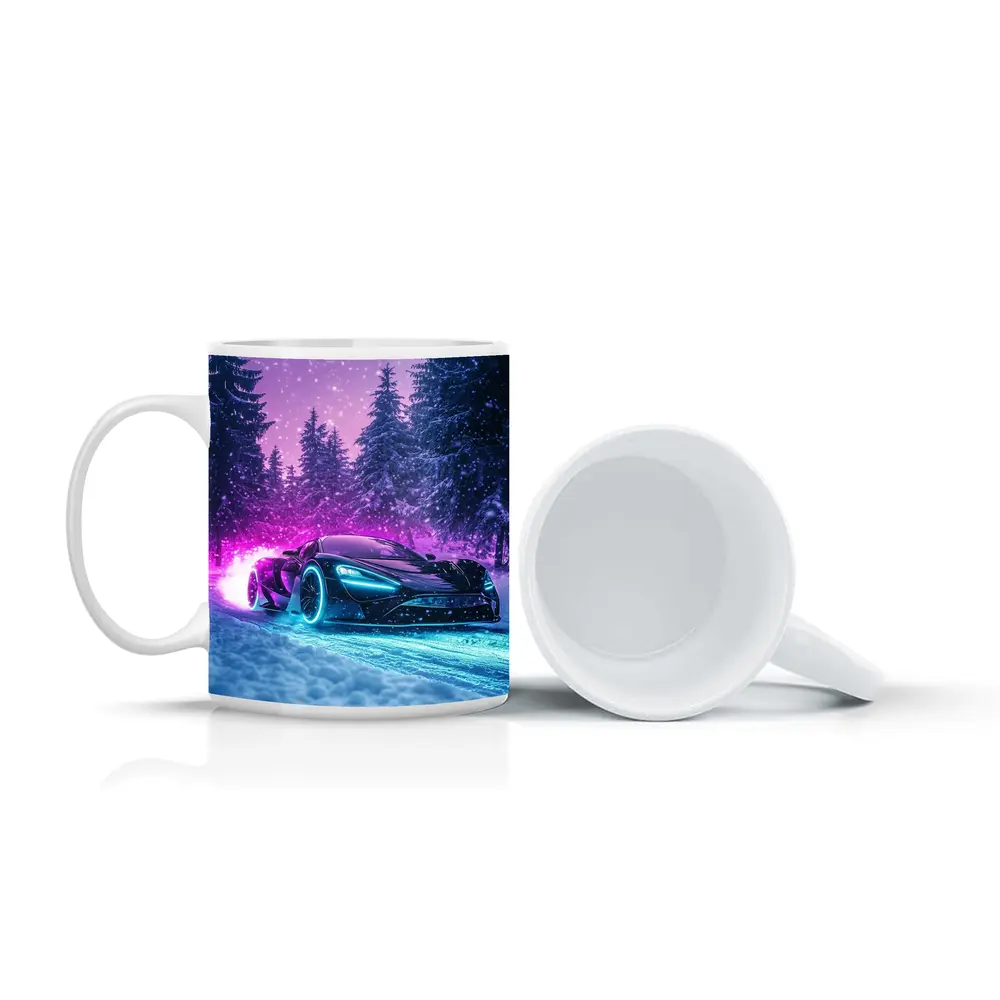 McLaren Senna Neon Glow Snowy Forest – Mugs