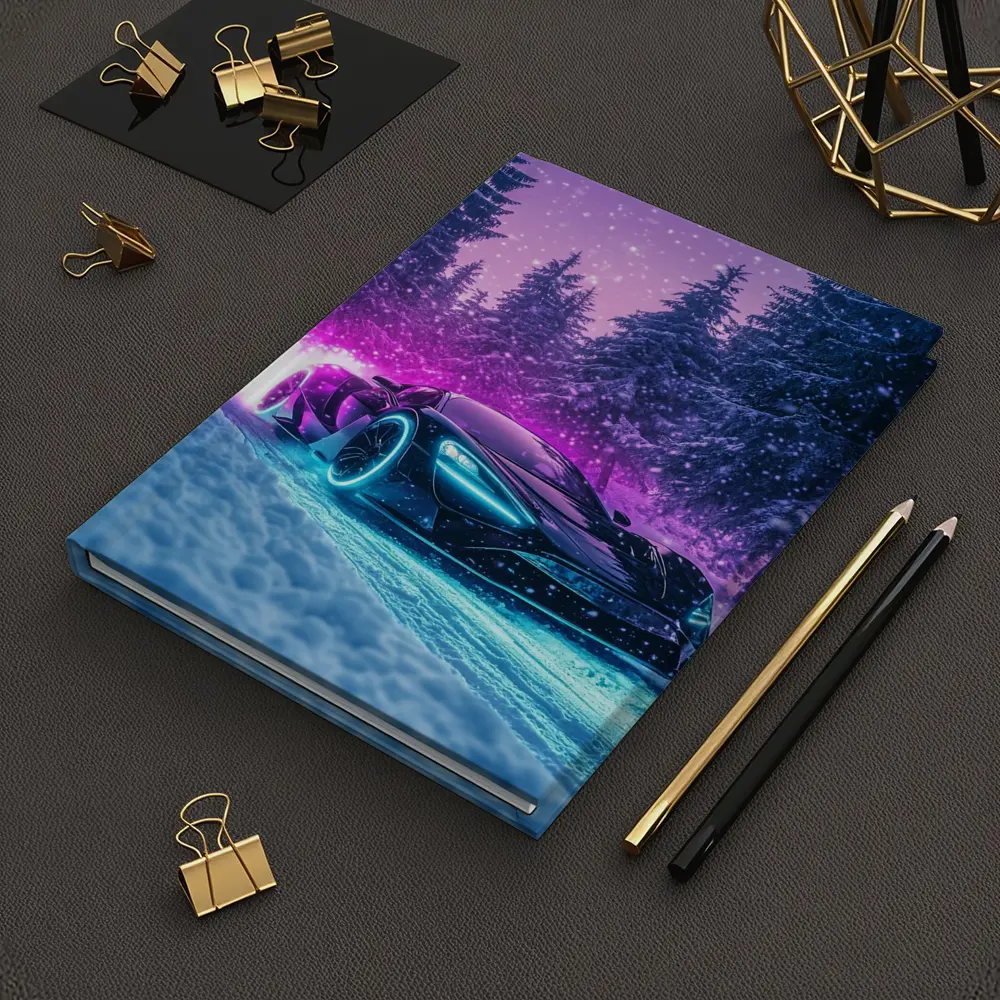 McLaren Senna Neon Glow Snowy Forest – Notebooks