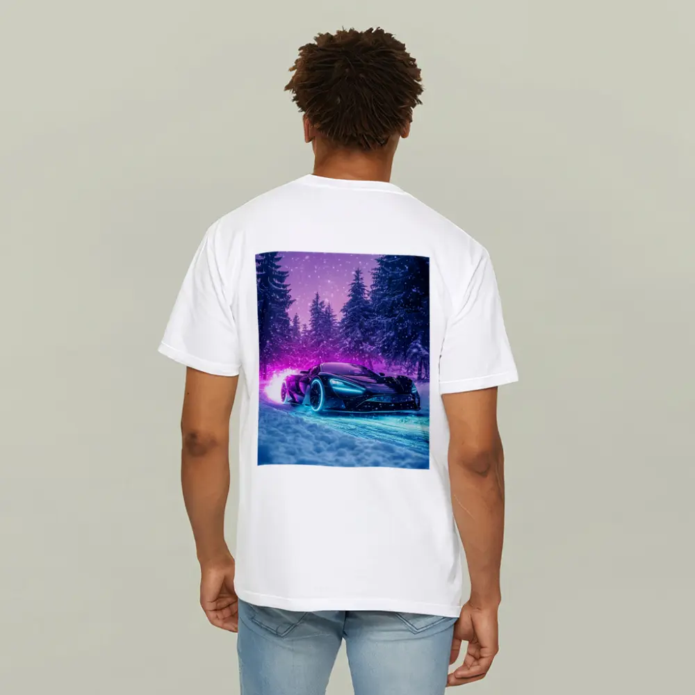 McLaren Senna Neon Glow Snowy Forest – T-Shirts