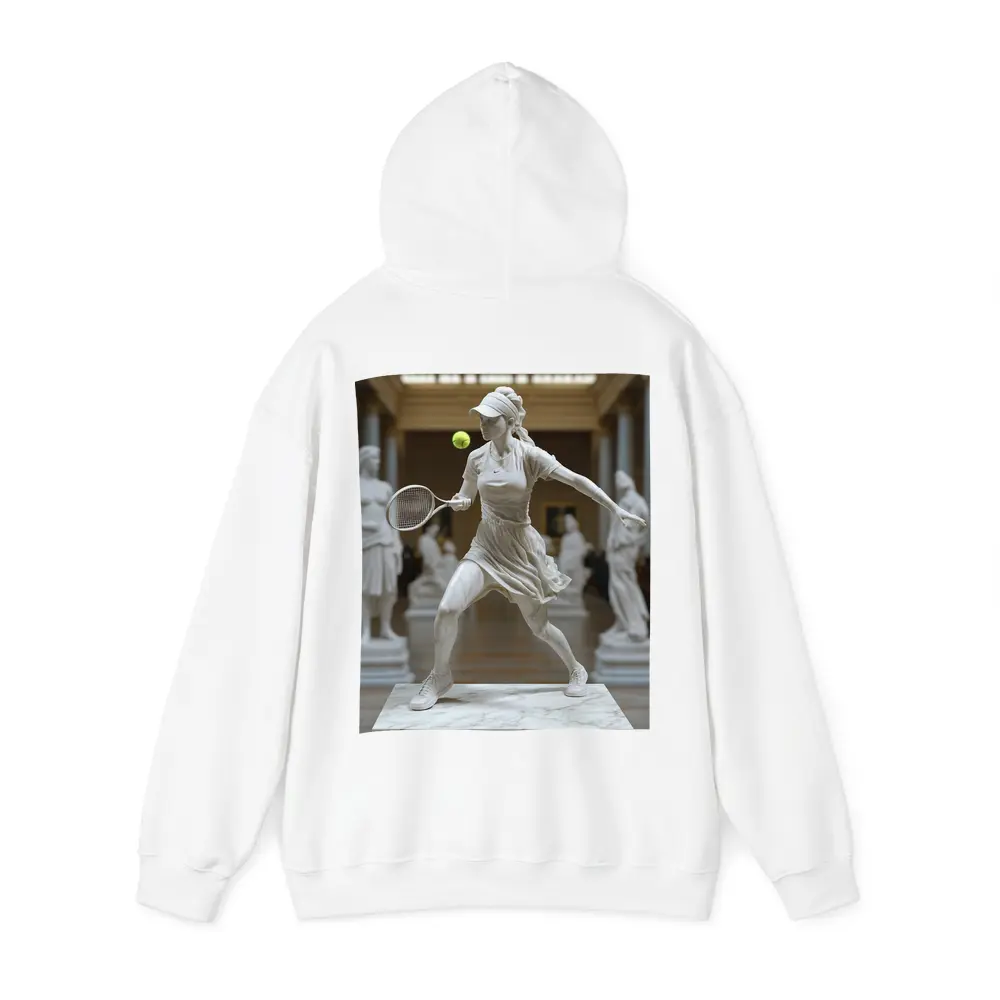Marble Tennis Player Statue Museum Hall – Hoodies