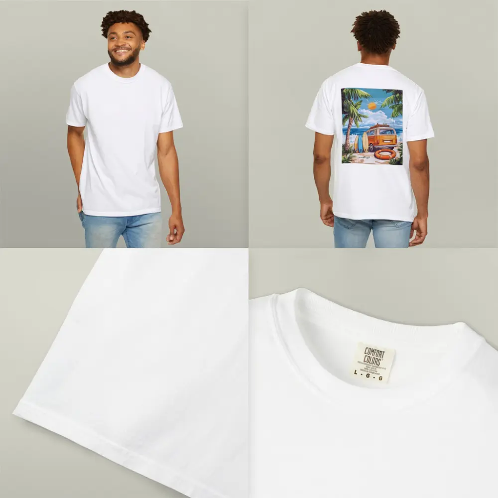 Retro Van Surfboards Tropical Beach Summer – T-Shirts