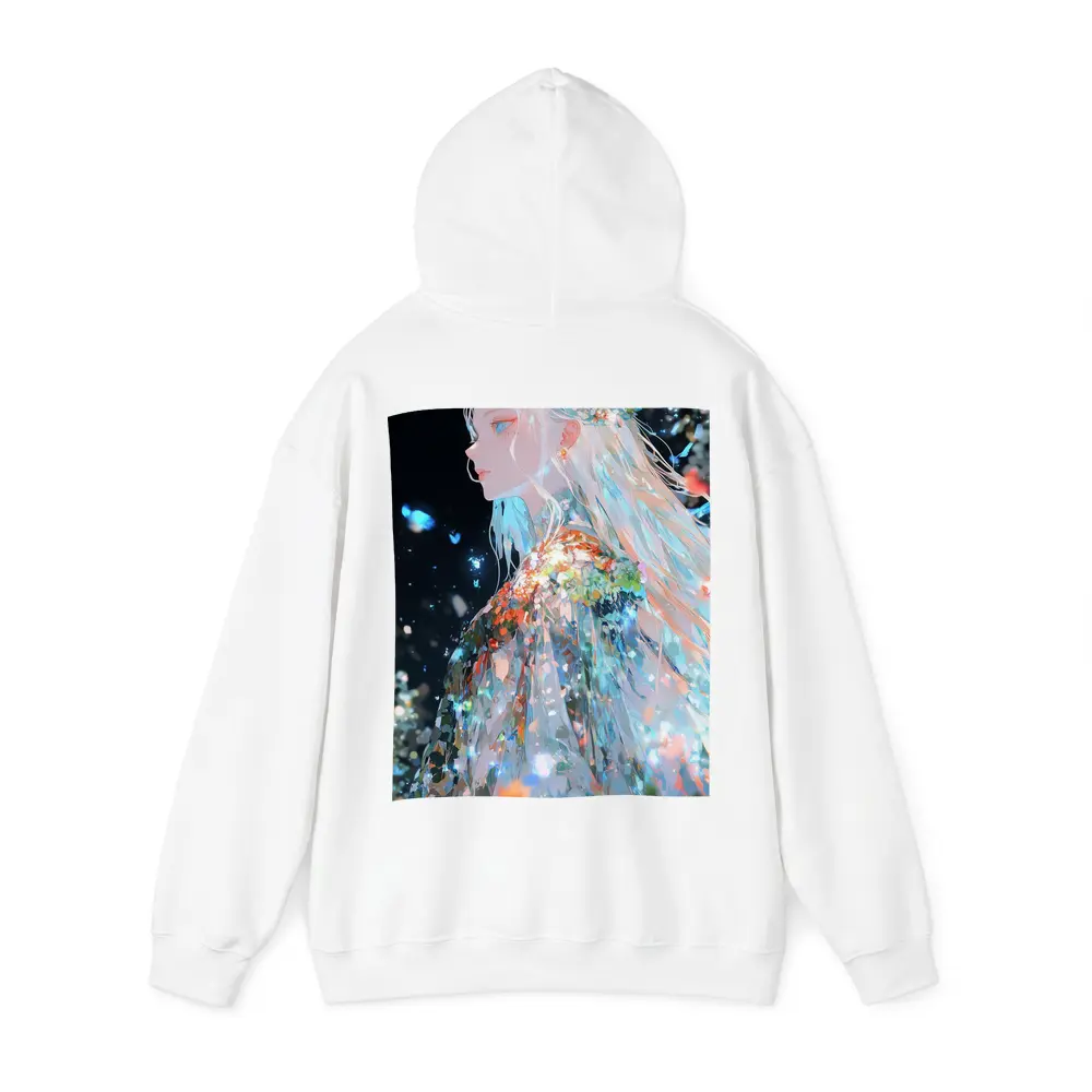 Anime Girl Floral Dress Dark Fantasy Art – Hoodies