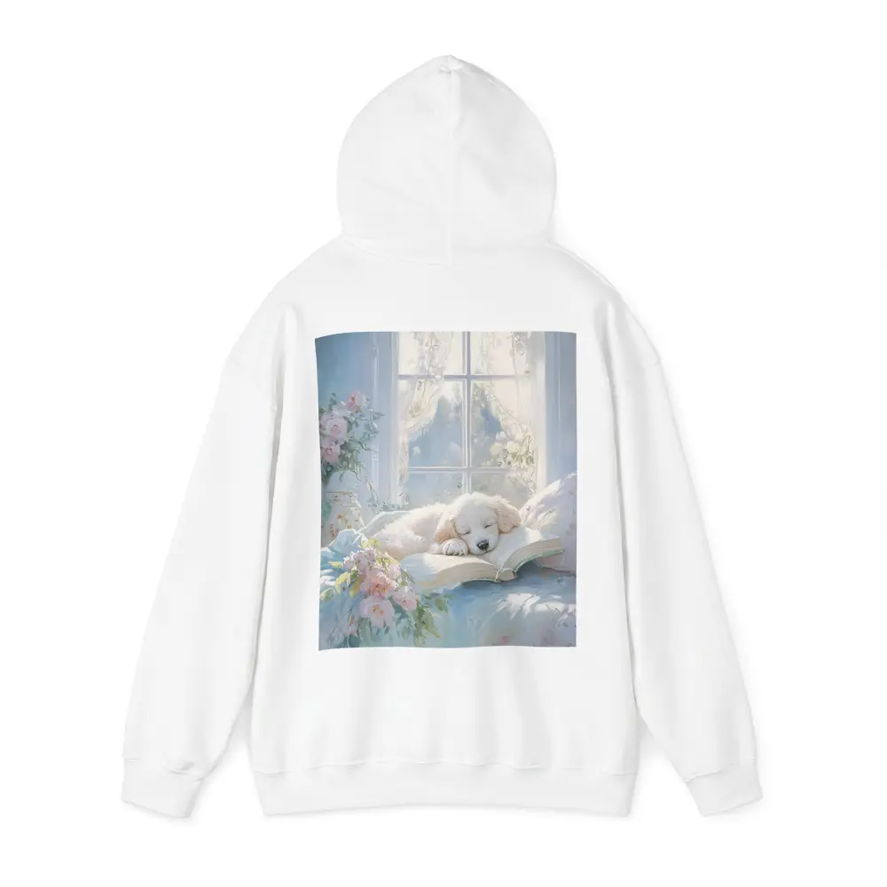 Golden Retriever Puppy Sleeping Soft Floral – Hoodies