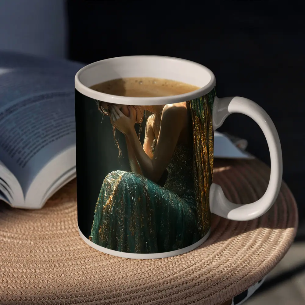 Weeping Angel Dark Dramatic Fantasy Art – Mugs