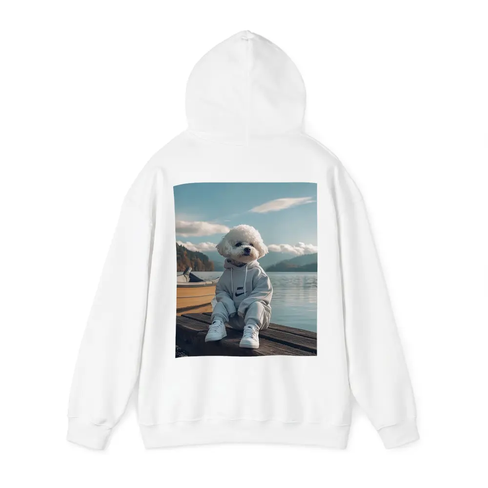 Bichon Frise Dog Wearing Nike Hoodie Lakeside – Hoodies