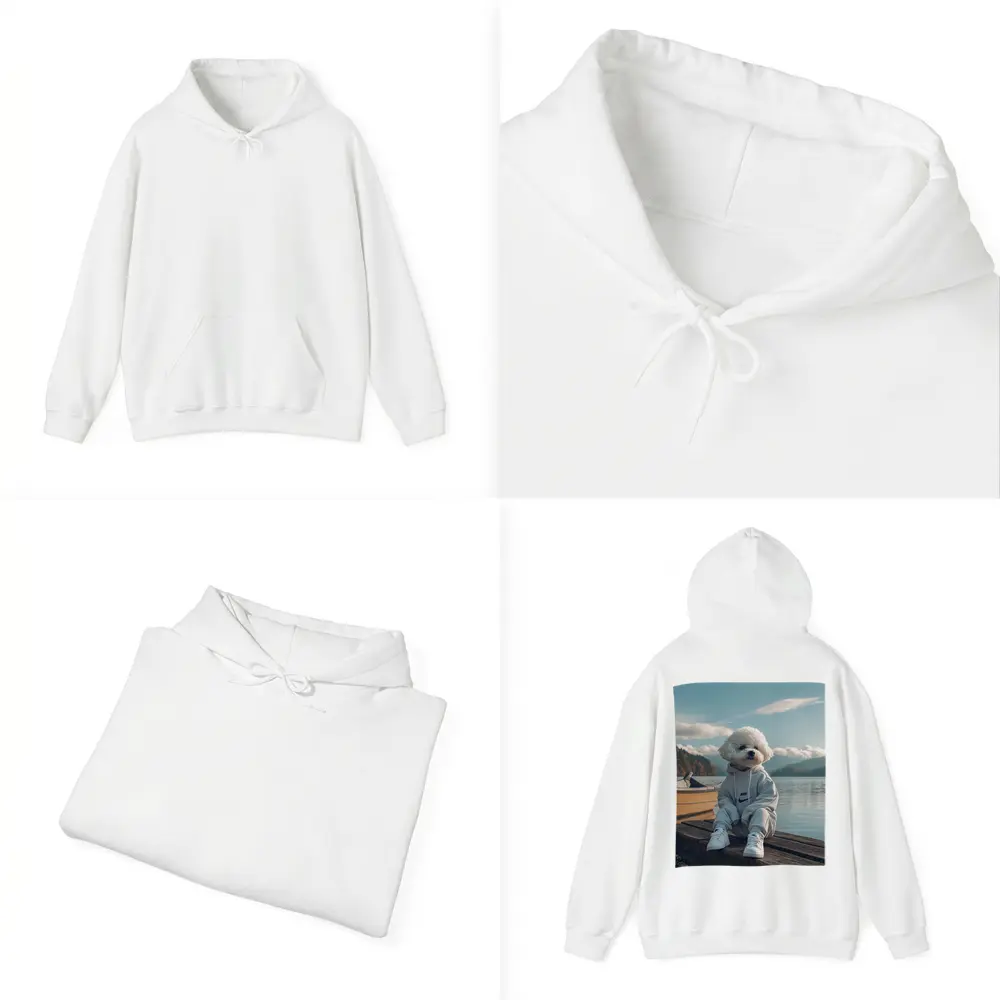 Bichon Frise Dog Wearing Nike Hoodie Lakeside – Hoodies