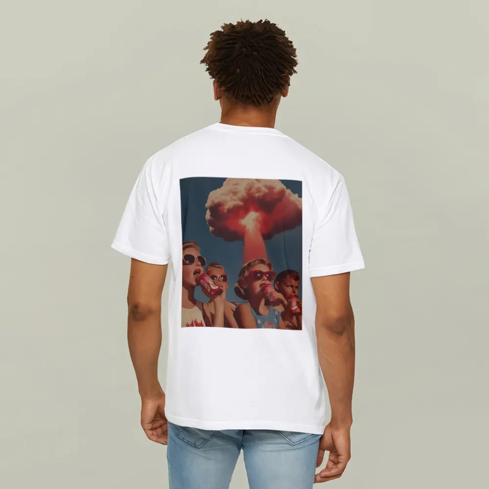 Retro Kids Soda Cans Nuclear Mushroom Cloud – T-Shirts