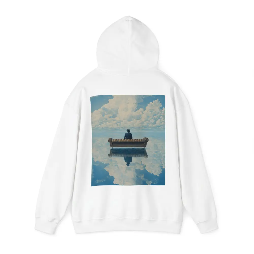 Man On Sofa Surreal Sky Reflection – Hoodies