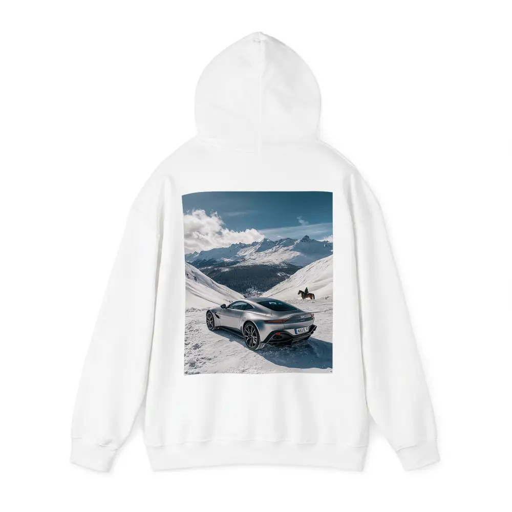 Aston Martin Vantage Silver Snow Mountain – Hoodies