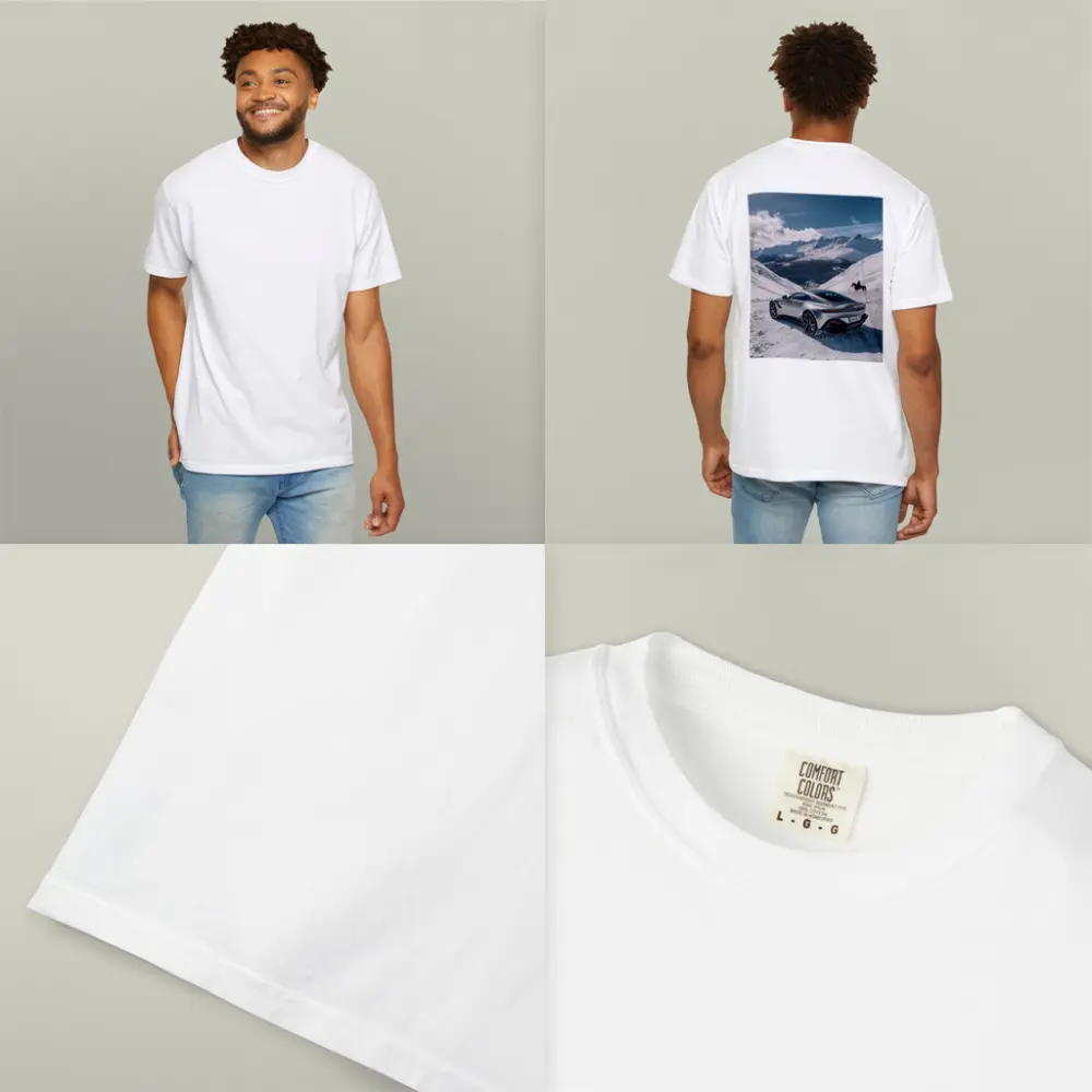 Aston Martin Vantage Silver Snow Mountain – T-Shirts
