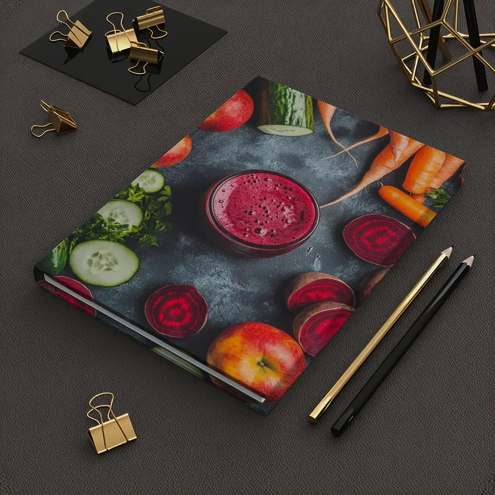 Beet Juice Glass Fresh Vegetables Dark Background – Notebooks