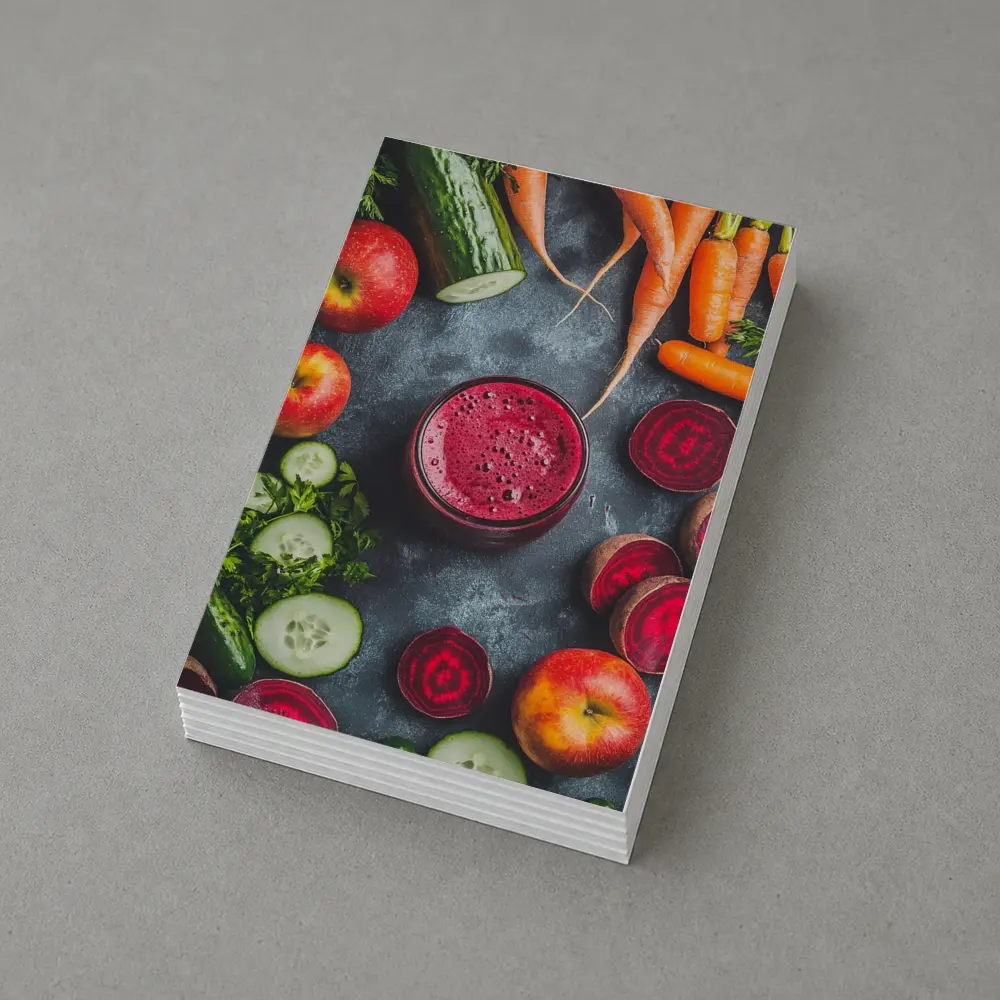 Beet Juice Glass Fresh Vegetables Dark Background – Postcards