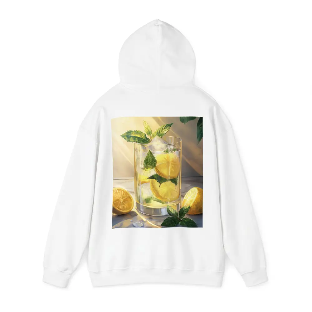 Lemonade Glass With Mint Leaves Summer – Hoodies