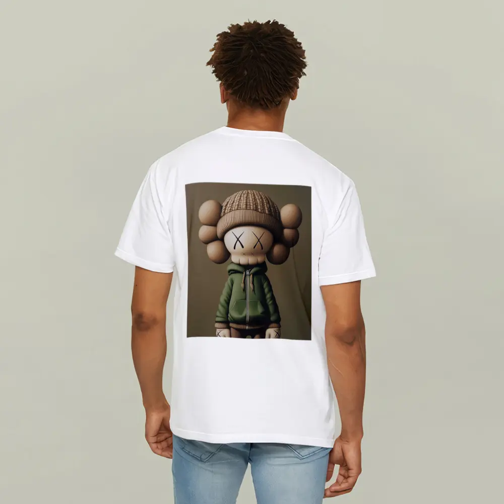KAWS Style Toy Figure Green Hoodie – T-Shirts
