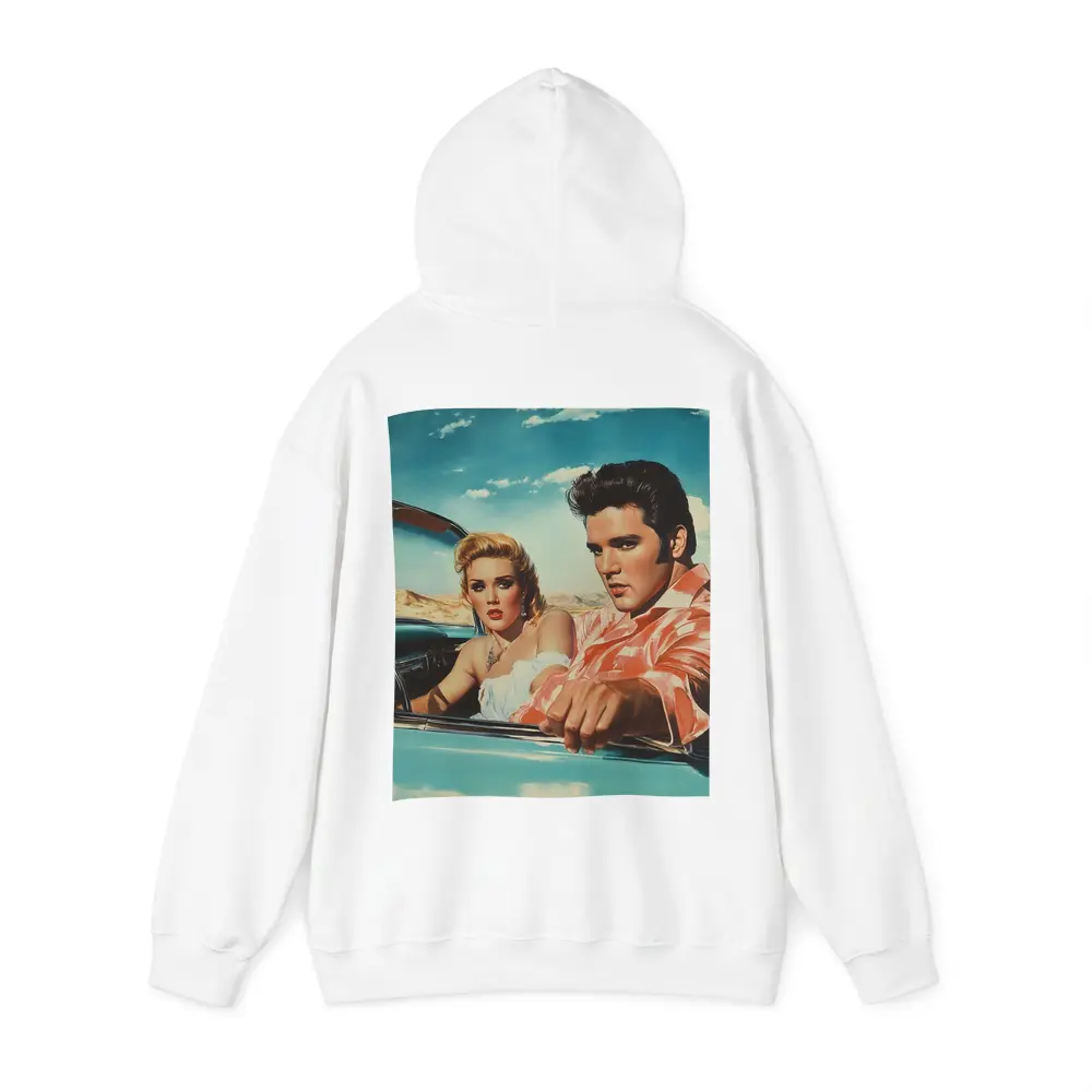 Elvis Style Couple Retro Convertible Desert Drive – Hoodies