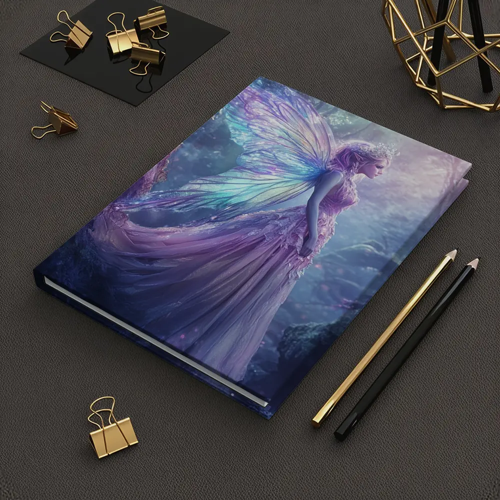 Fantasy Fairy Purple Wings Enchanted Forest – Notebooks