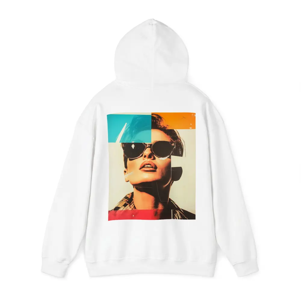 Retro Pop Art Woman Sunglasses Collage Style – Hoodies