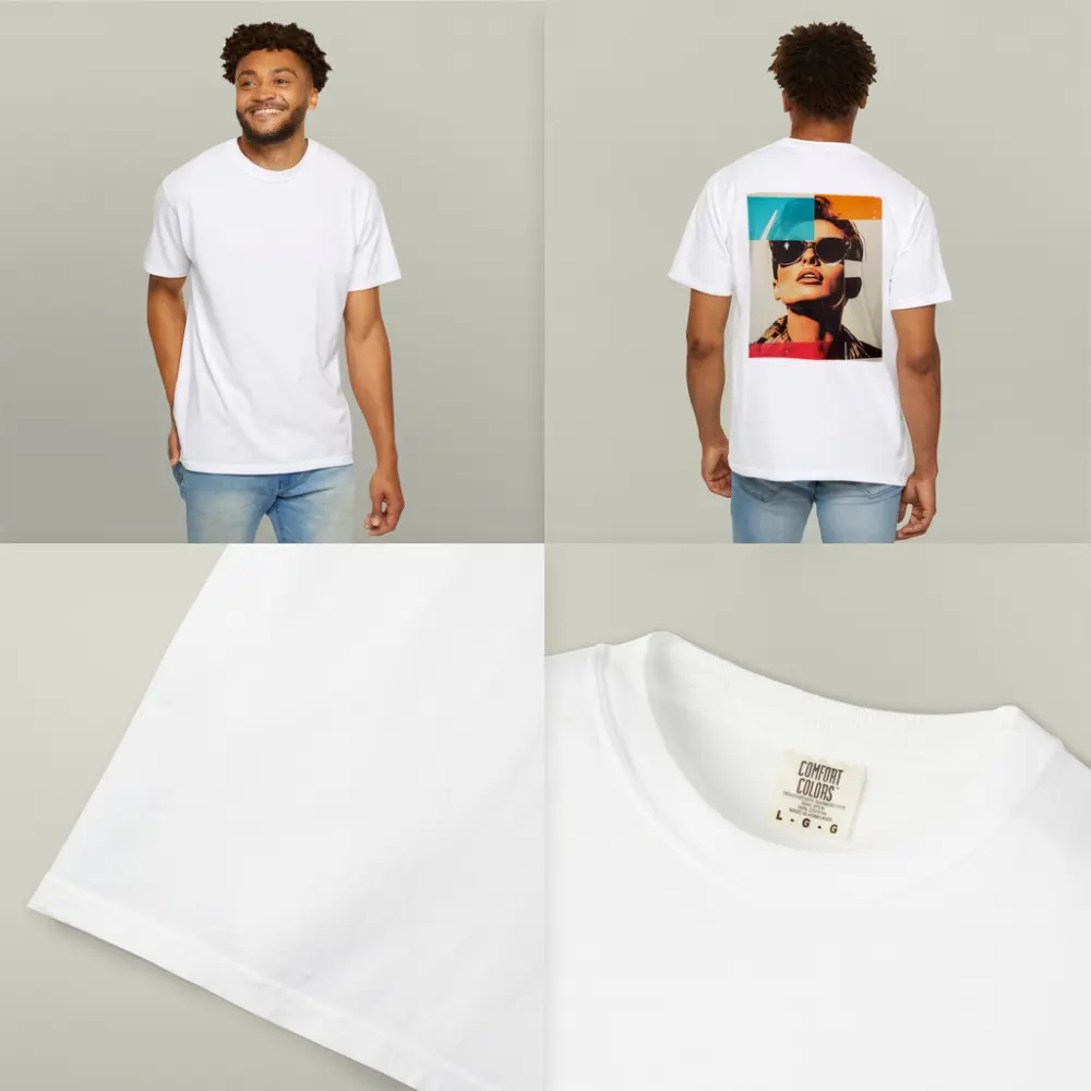 Retro Pop Art Woman Sunglasses Collage Style – T-Shirts