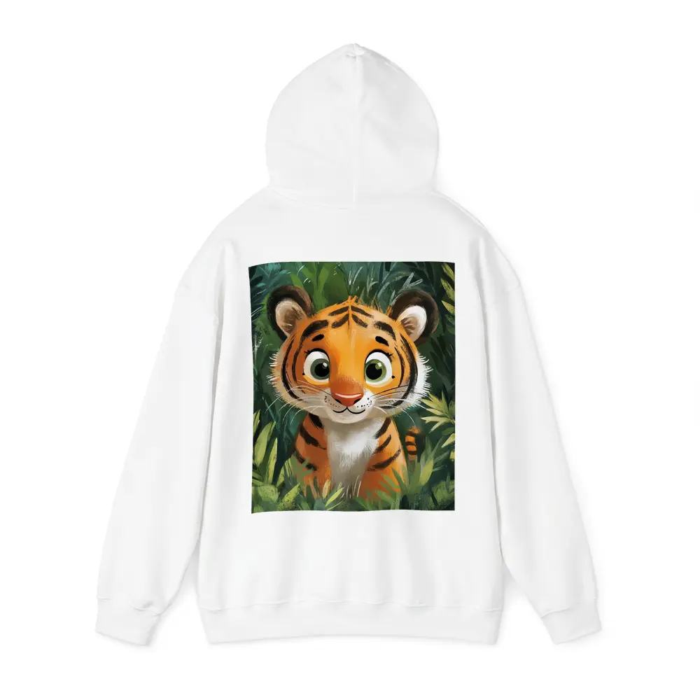 Cute Baby Tiger Cub Jungle Illustration – Hoodies