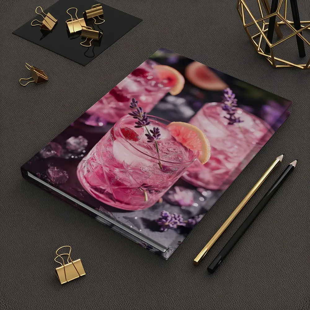 Pink Lavender Cocktails With Grapefruit Ice – Notebooks