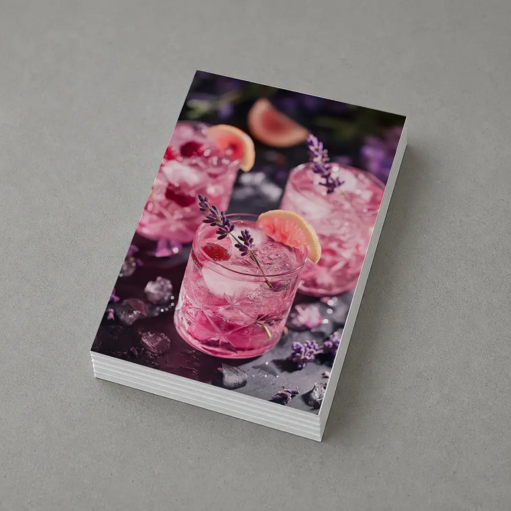 Pink Lavender Cocktails With Grapefruit Ice – Postcards