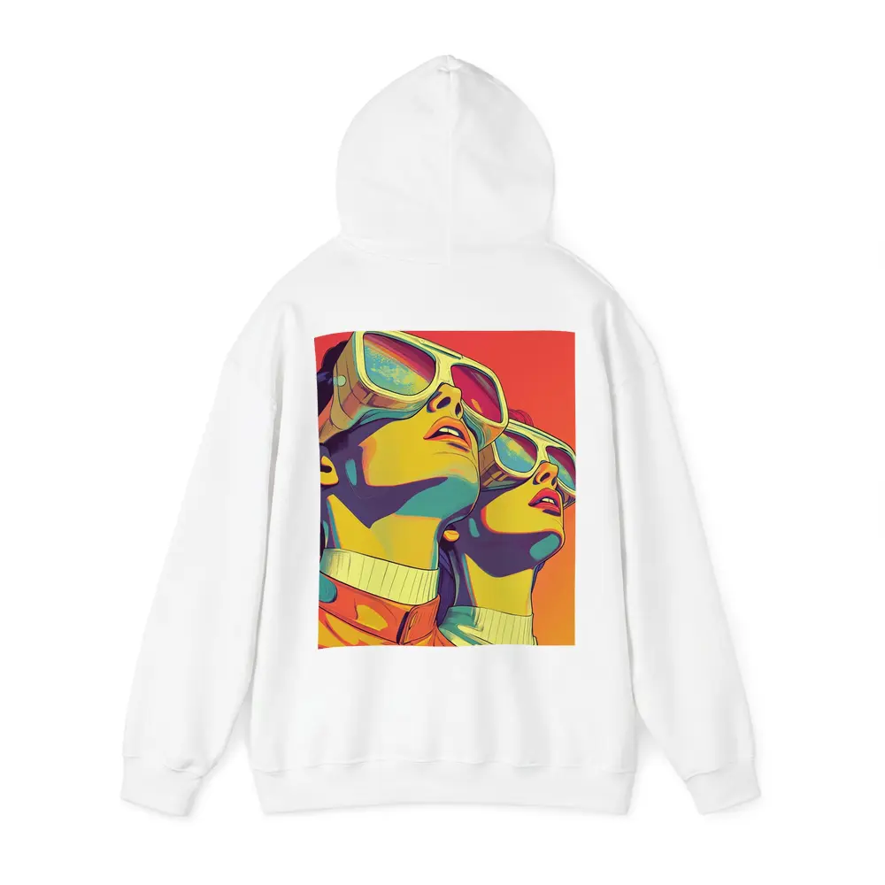 Retro Women Pop Art Bold Color – Hoodies