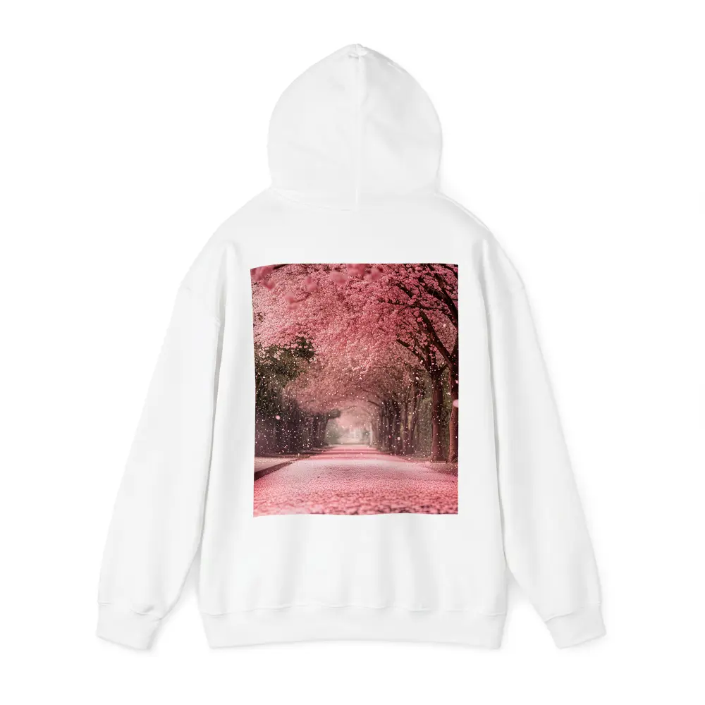 Cherry Blossom Tree Tunnel Pink Petals – Hoodies