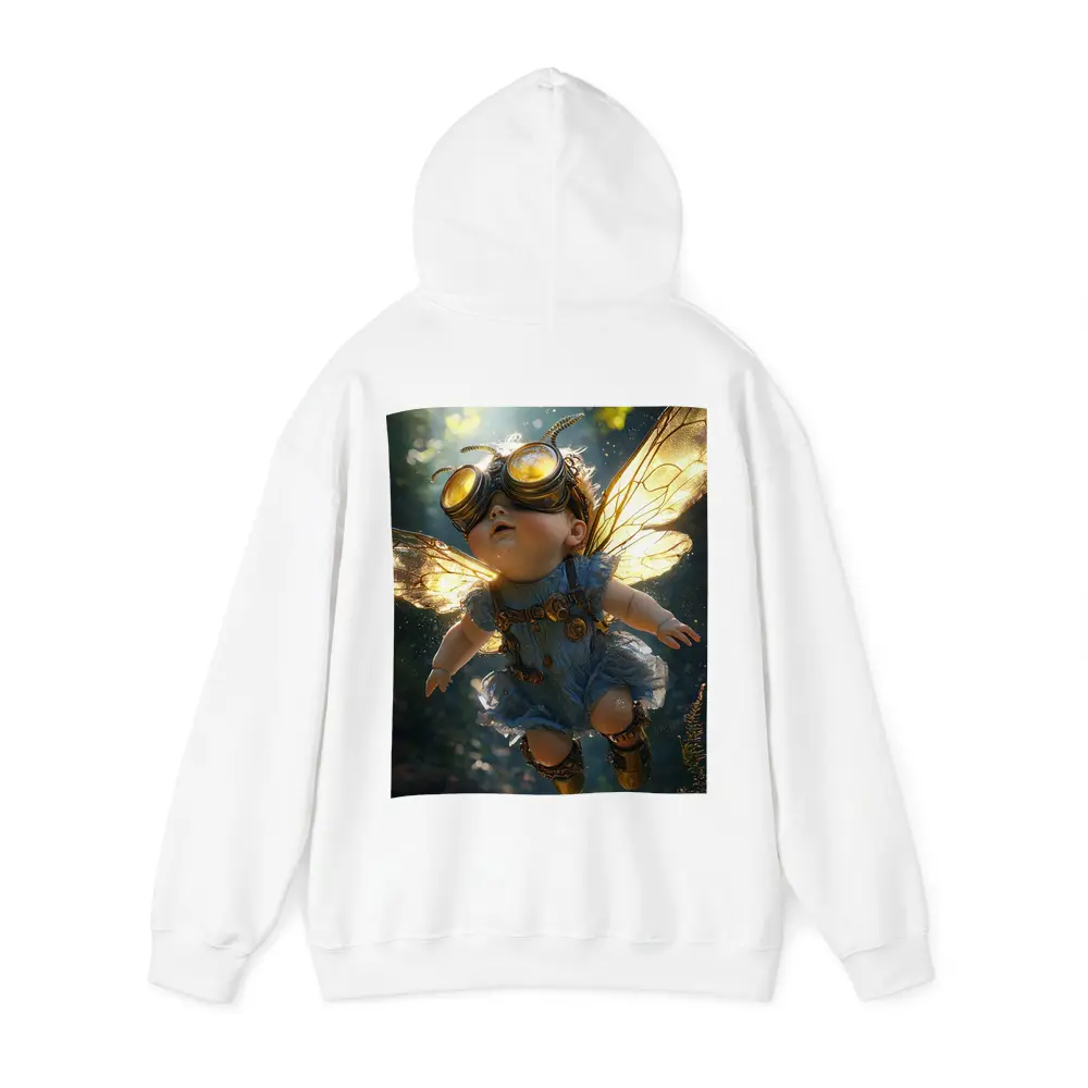 Steampunk Baby Fairy Flying Forest Light – Hoodies