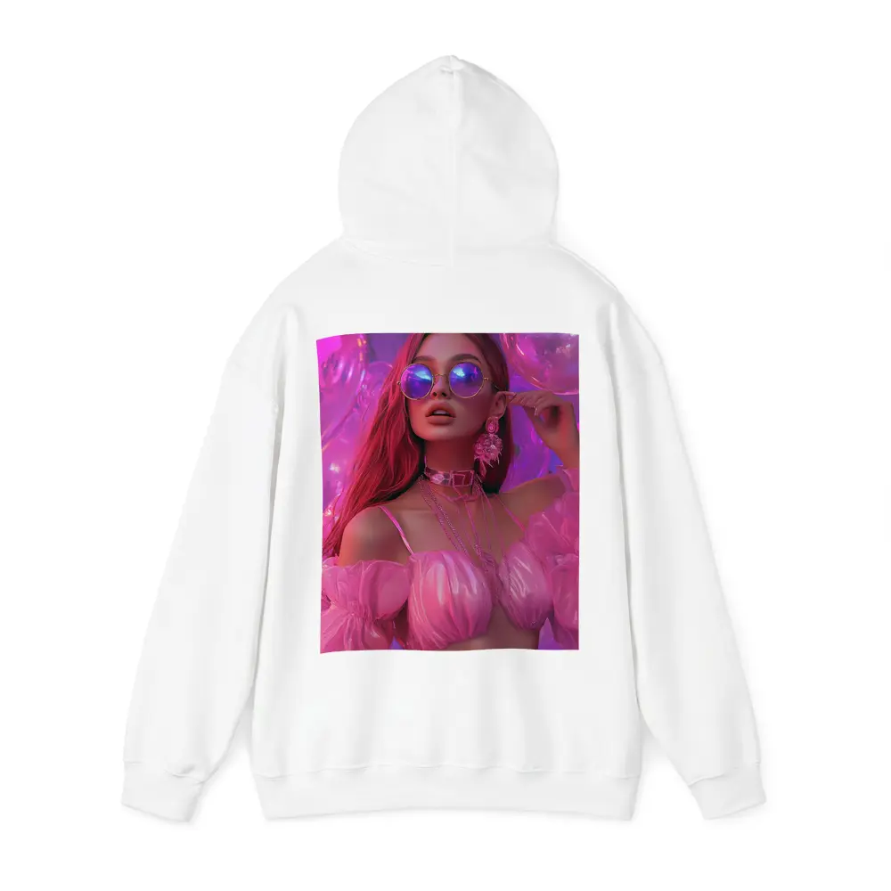 Fashion Woman Pink Bubbly Purple Fantasy – Hoodies