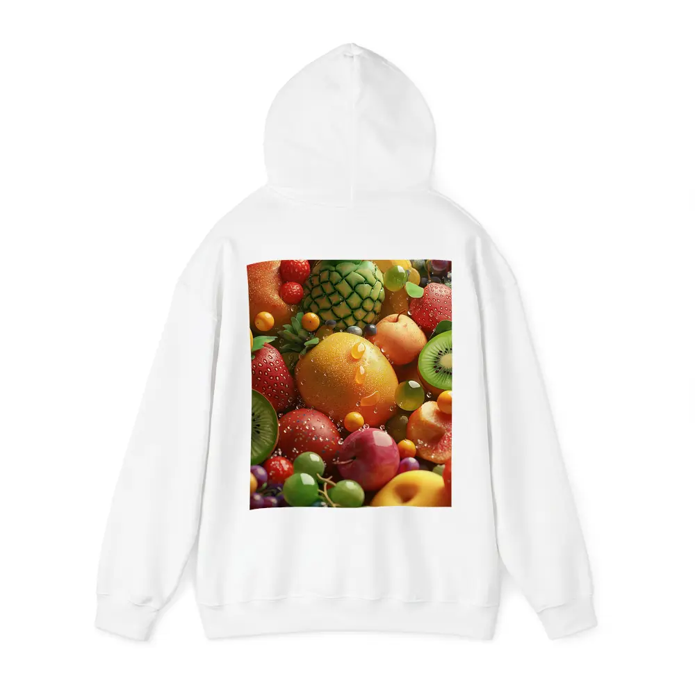 Colorful Tropical Fruits Fresh Summer Arrangement – Hoodies