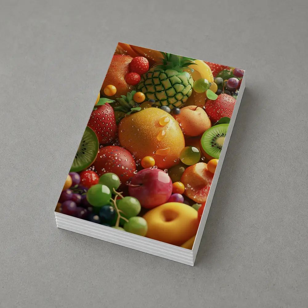 Colorful Tropical Fruits Fresh Summer Arrangement – Postcards