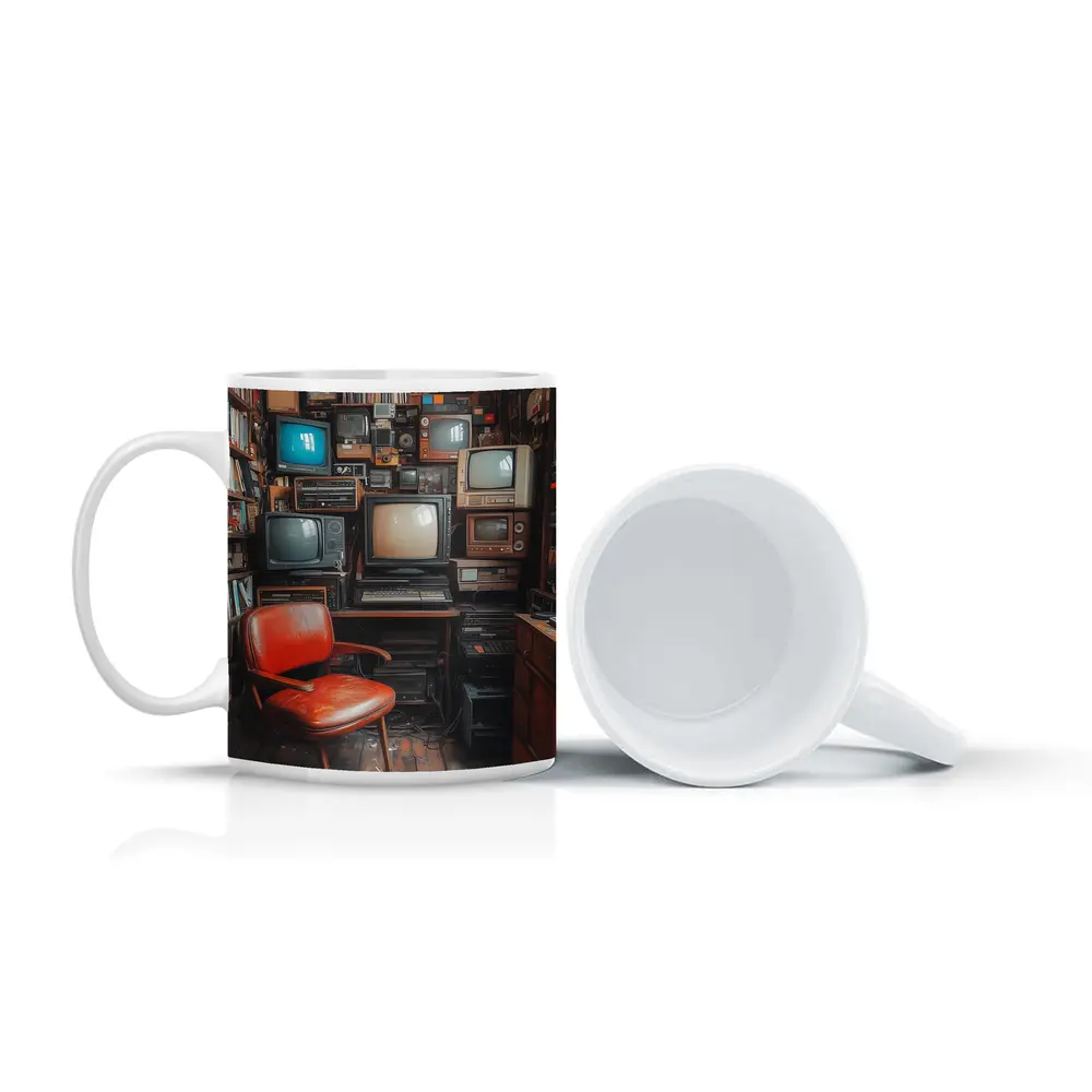 Retro Televisions Collection Cozy Vintage Room – Mugs