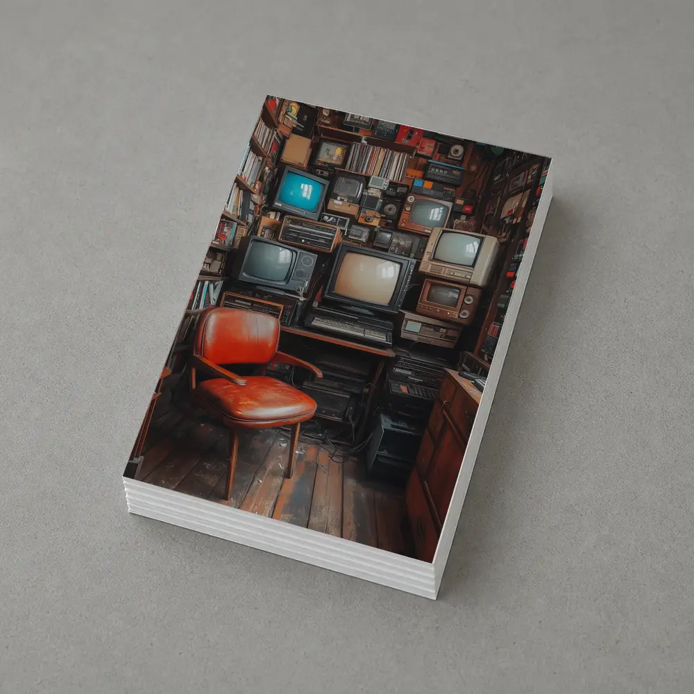 Retro Televisions Collection Cozy Vintage Room – Postcards