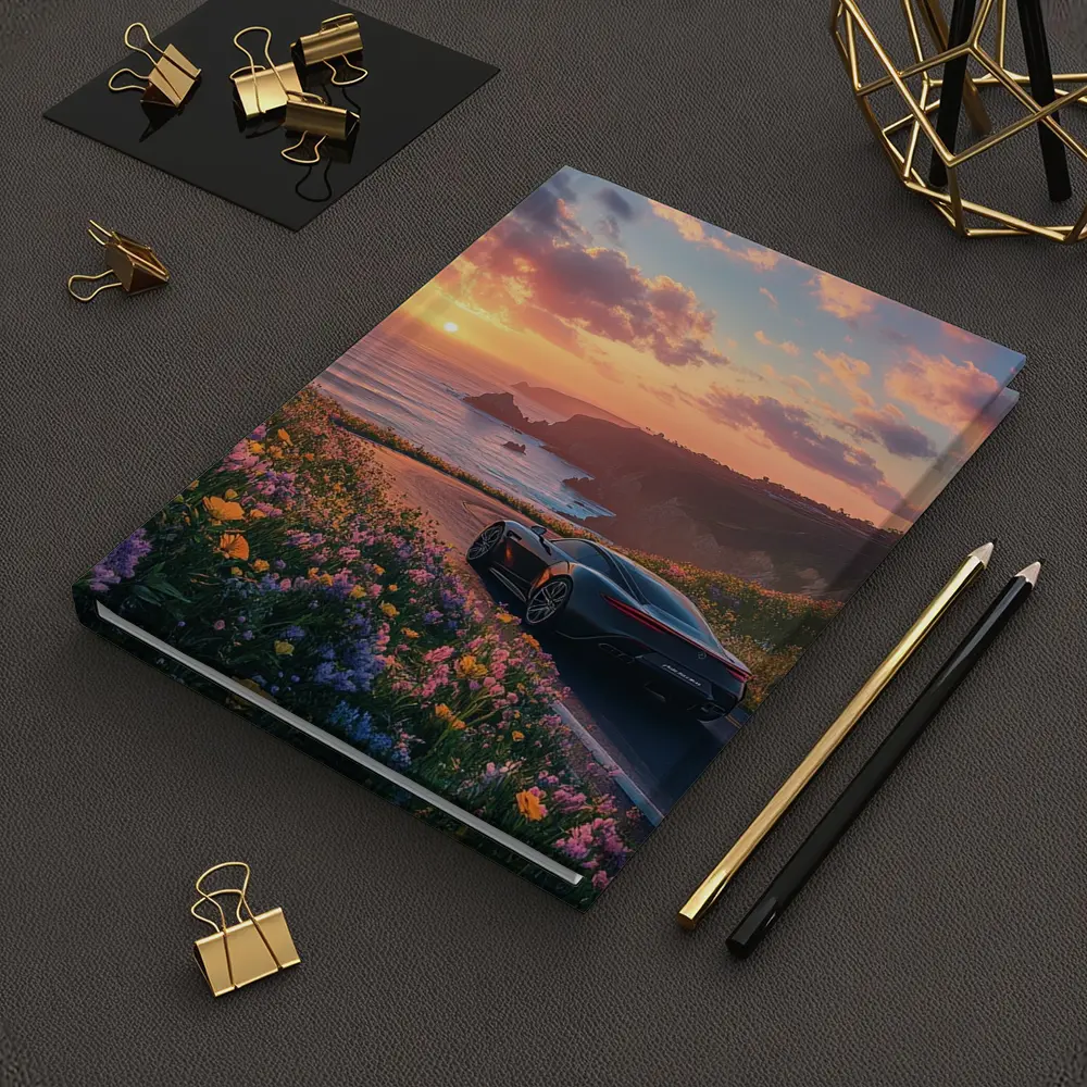 Aston Martin One77 Coastal Sunset Wildflowers Drive – Notebooks