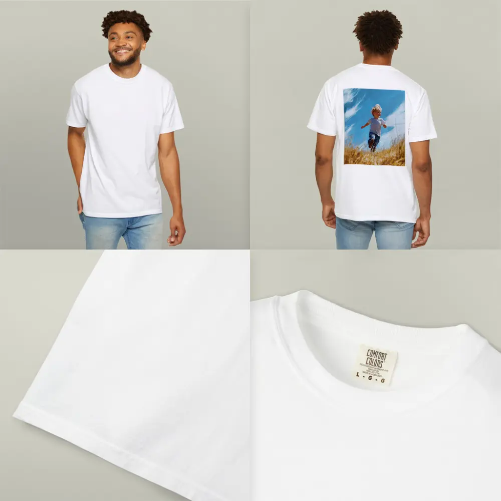 Happy Boy Running Through Golden Field – T-Shirts