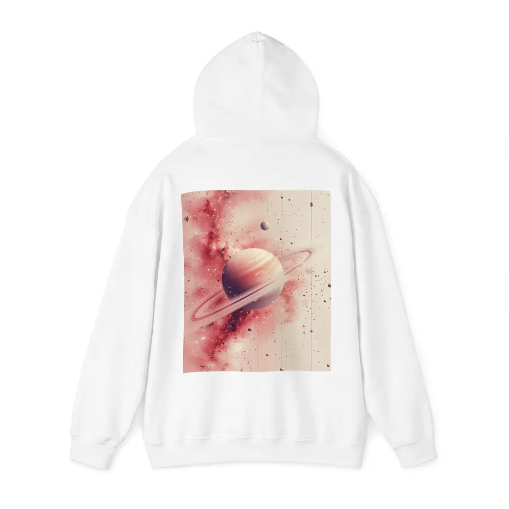 Saturn Rings Pink Galaxy Space Art – Hoodies