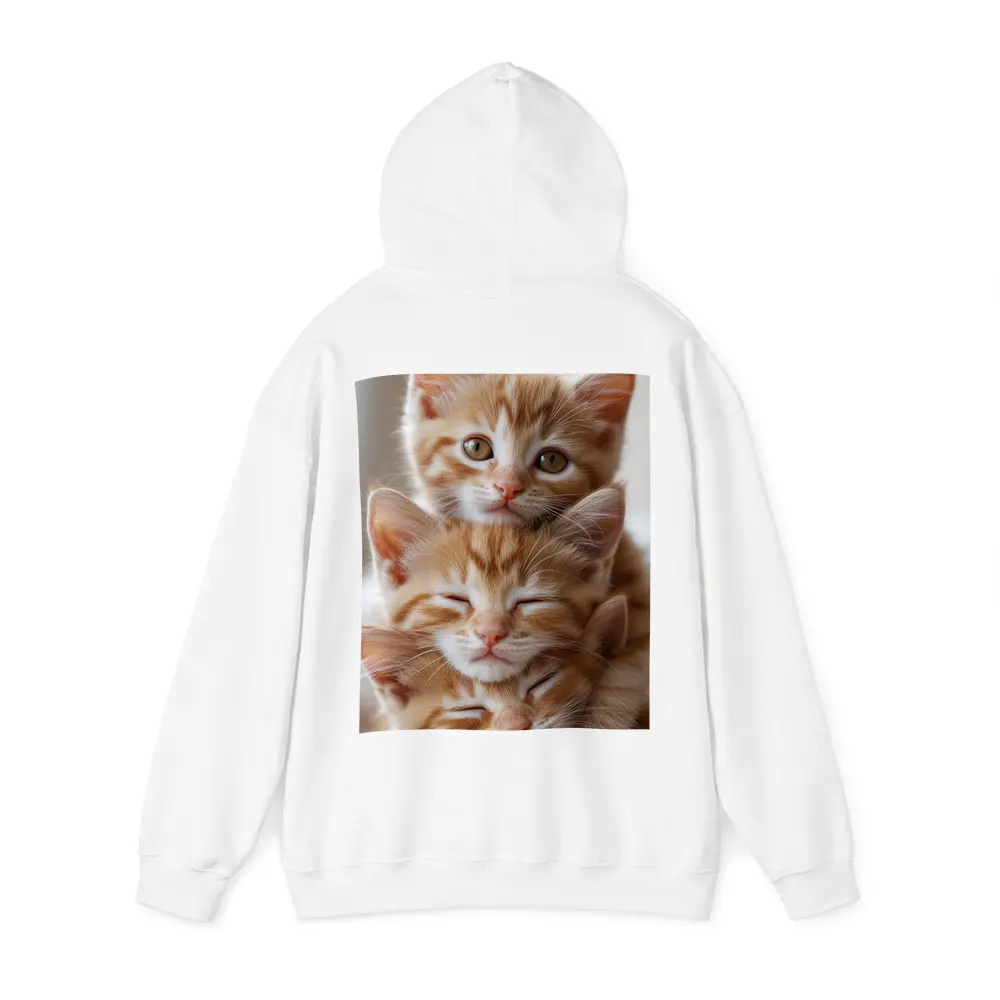 Two Orange Tabby Kittens Soft Light Background – Hoodies