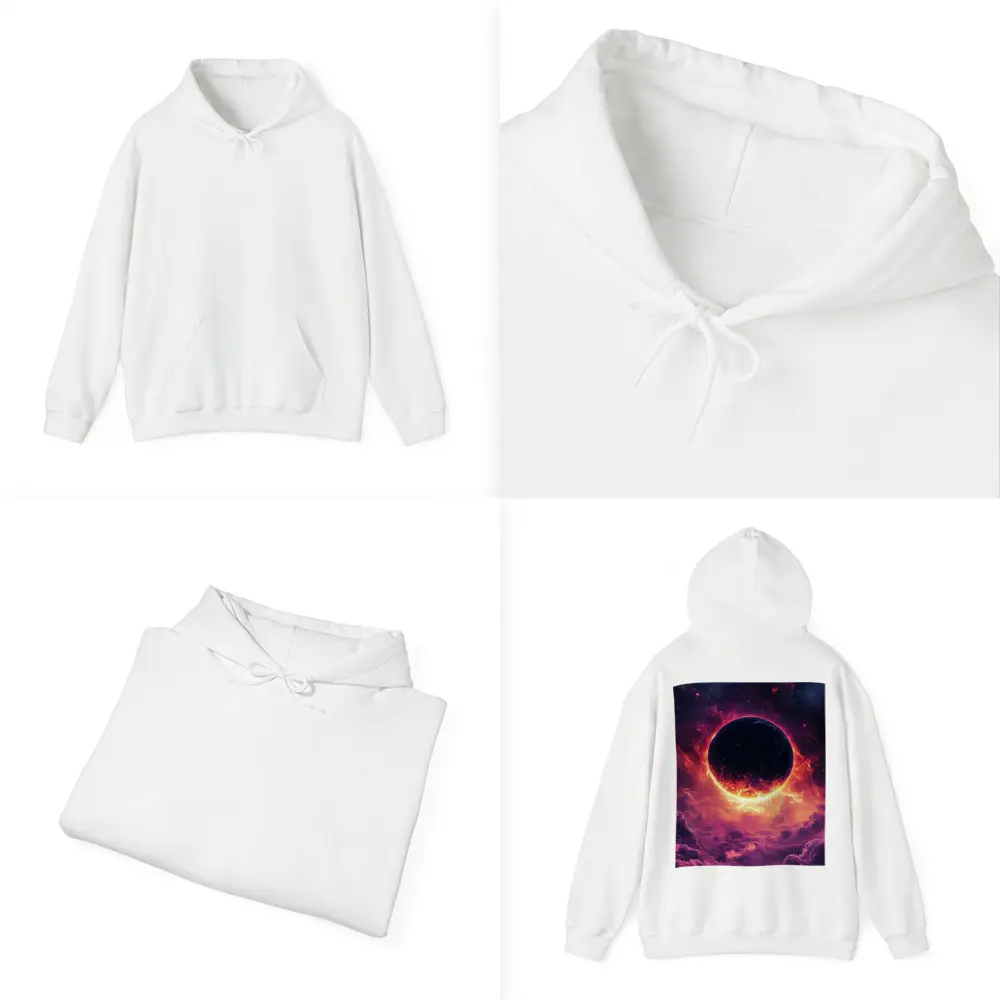 Dark Planet Eclipse Purple Cosmic Space – Hoodies