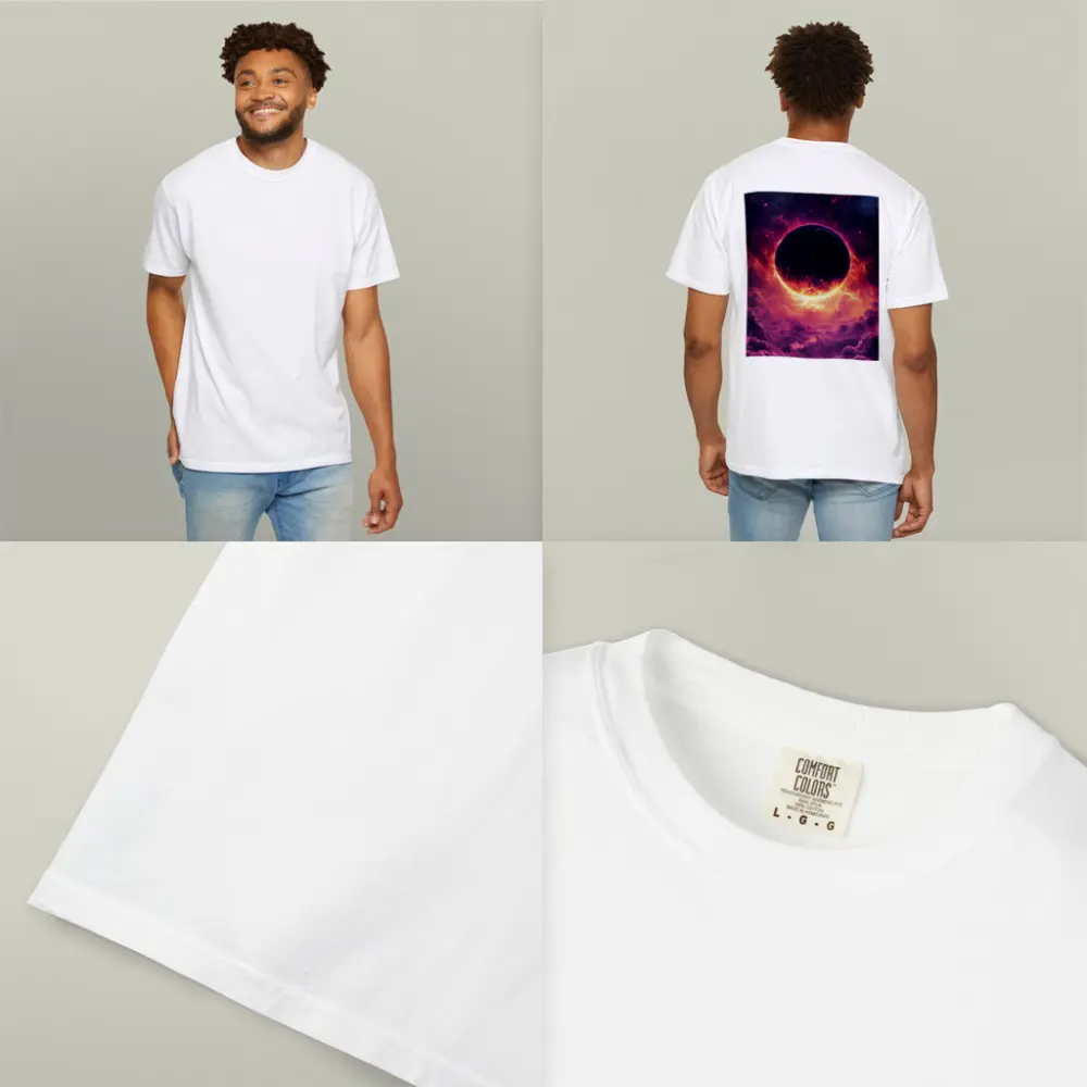 Dark Planet Eclipse Purple Cosmic Space – T-Shirts