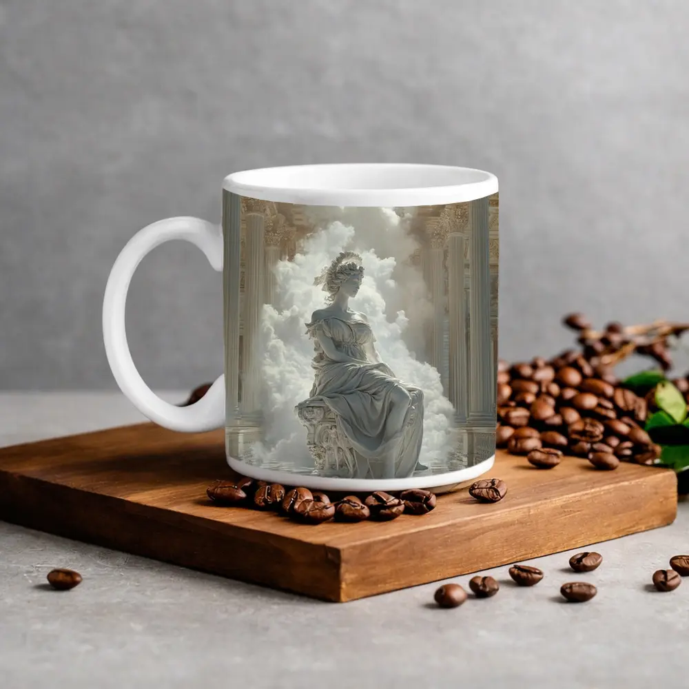Classical Marble Goddess Statue Baroque Hall – Mugs