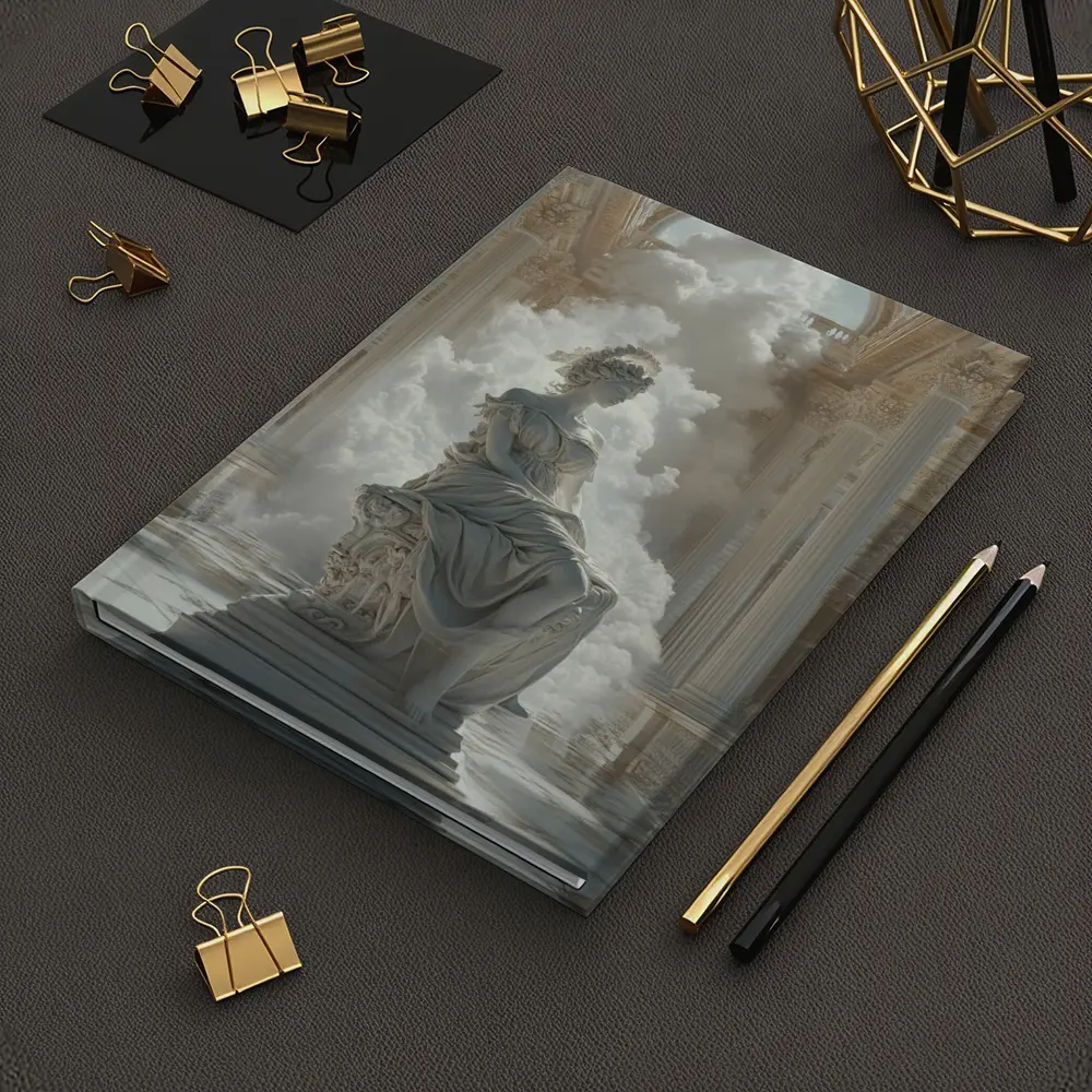 Classical Marble Goddess Statue Baroque Hall – Notebooks