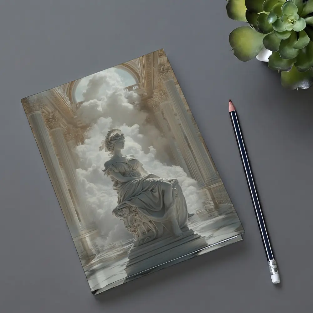 Classical Marble Goddess Statue Baroque Hall – Notebooks