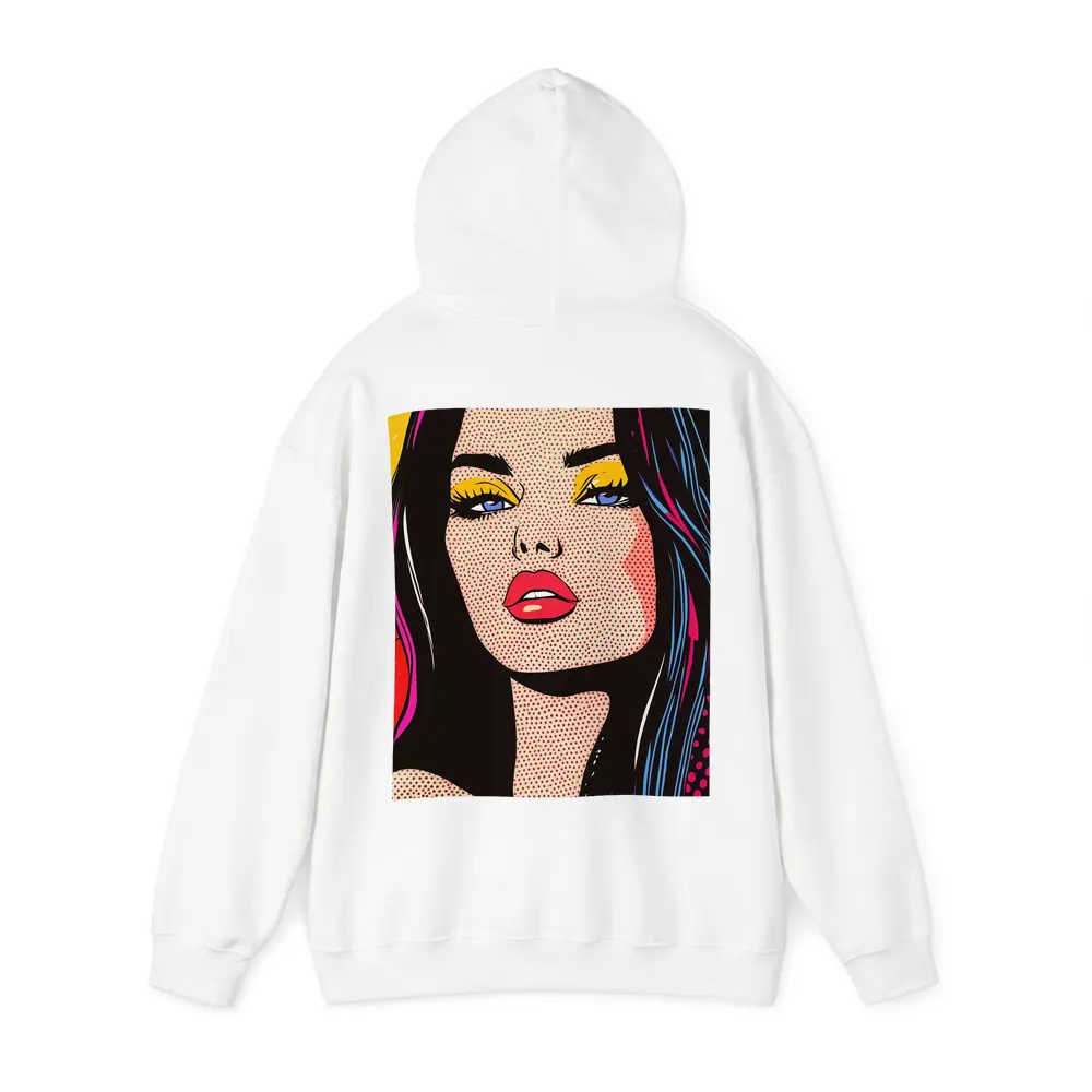 Pop Art Woman Bold Colorful Comic Style – Hoodies