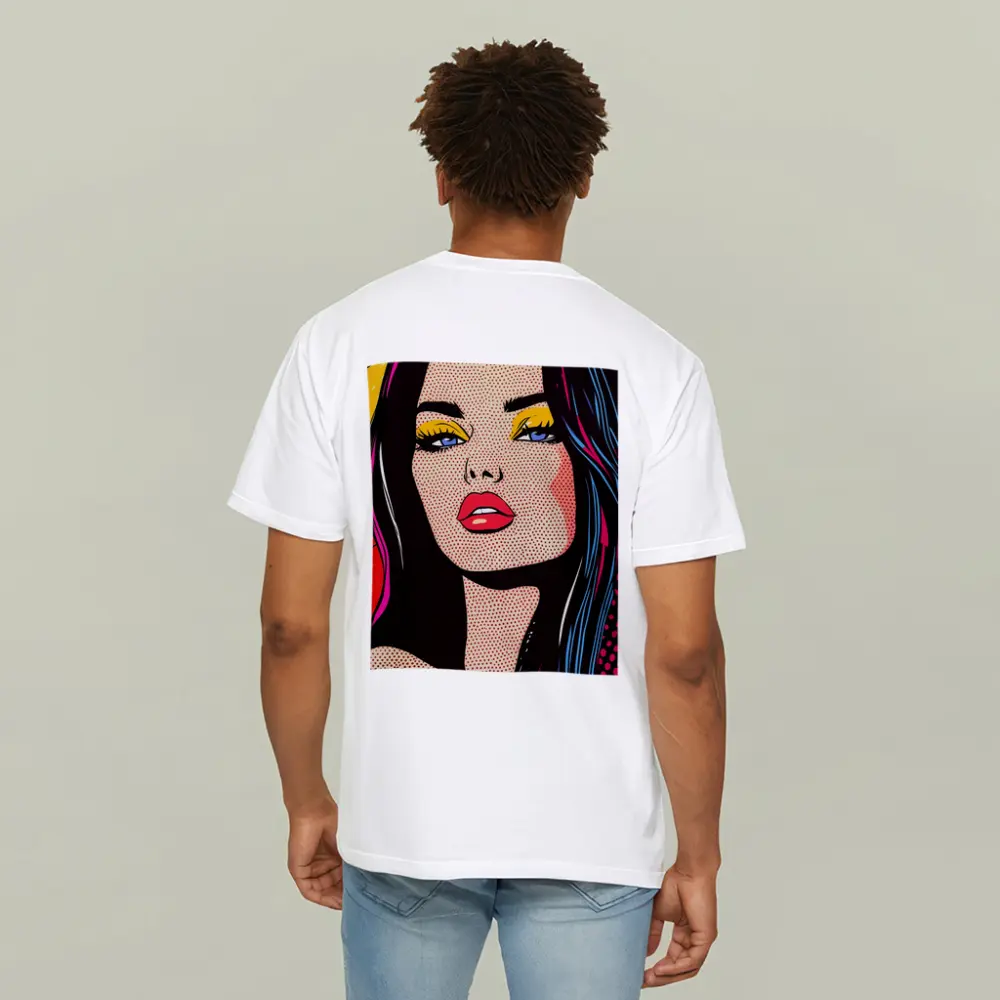 Pop Art Woman Bold Colorful Comic Style – T-Shirts