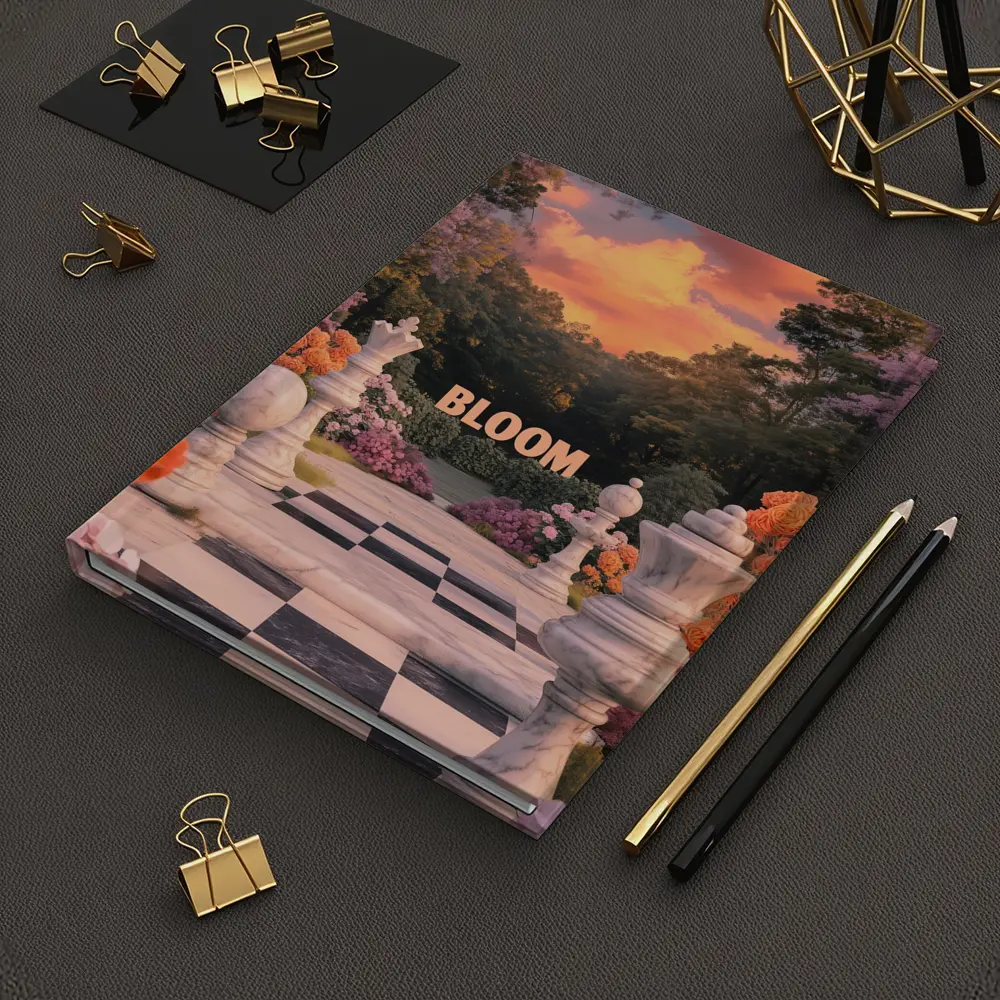 Bloom Chess Garden Surreal Floral Fantasy – Notebooks